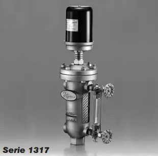 Serie 1317 — control magnético de nivel para caldera