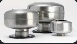 Accesorios de sala de calderas (casquete de venteo VH, condensador Spirax-EVC, tanque flash FV)